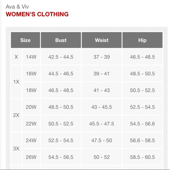 Ava & Viv Red Plaid Button Down Shirt Size 3X New - Picture 10 of 10